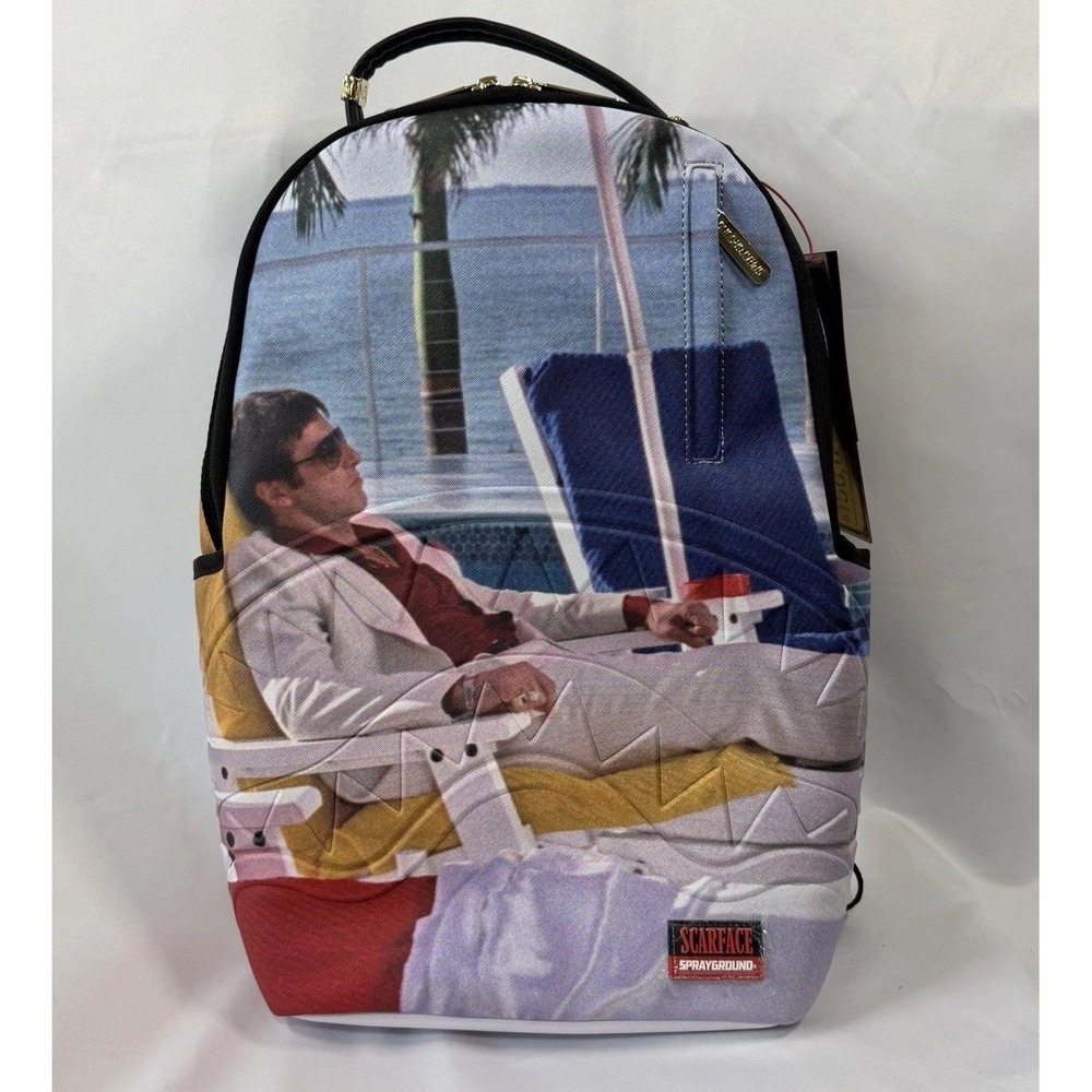 Sprayground SCARFACE TONY MONTANA CHILLIN BACKPACK New